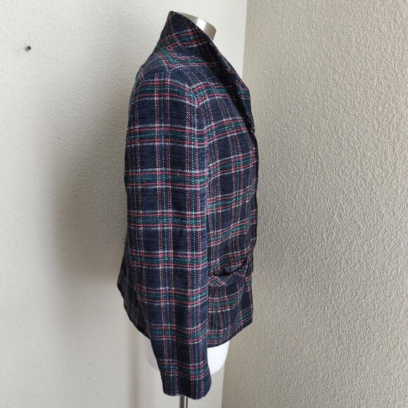 Norton McNaughton Womens Jacket‎ Size 14 Multicolor Plaid academia collegiate - Picture 4 of 12